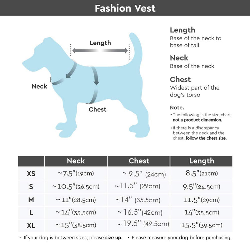 Gooby - Fashion Vest, Small Dog Sweater Bomber Jacket Coat with Stretchable Chest Small chest (~11.5") Yellow Check - PawsPlanet Australia