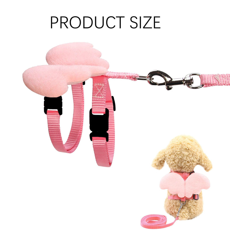 Rabbit Harness Cat Harness Vest, Rabbit Leash, Pack of 2 Rabbit Harness and Leash Adjustable Rabbit Leash, Rabbit Leash, Rabbit Harness Dwarf Rabbit, Rabbit Harness (Yellow + Pink) - PawsPlanet Australia