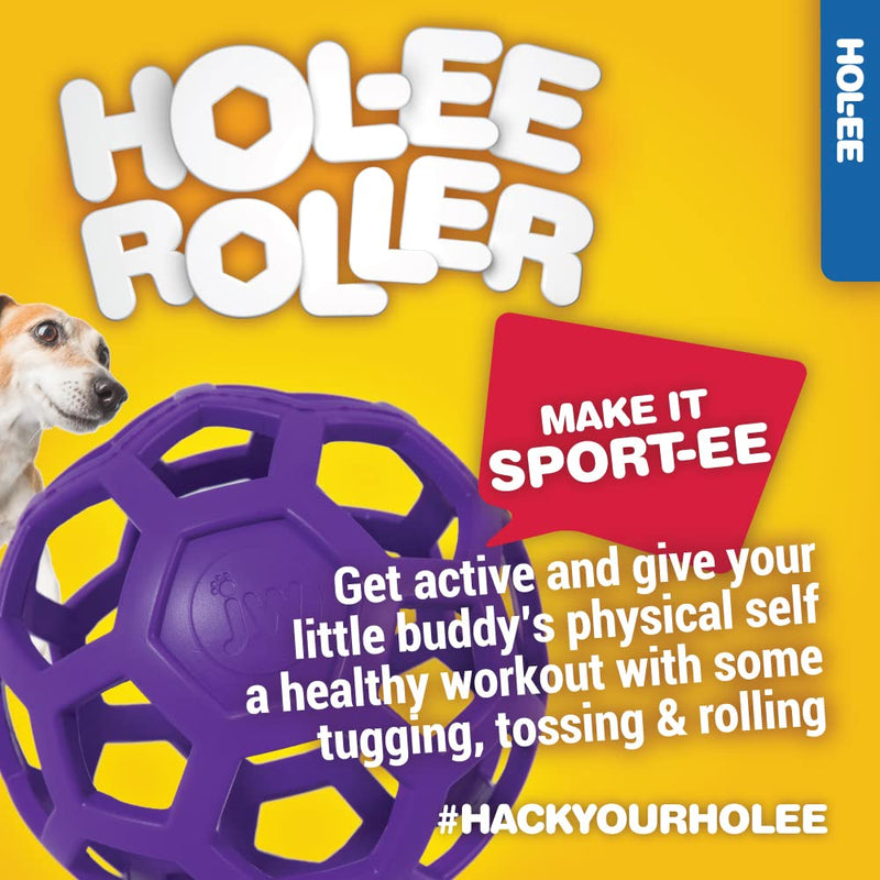 JW Hol-Ee Roller Small By Dog Toy Chew And Bite, Assorted colors - PawsPlanet Australia