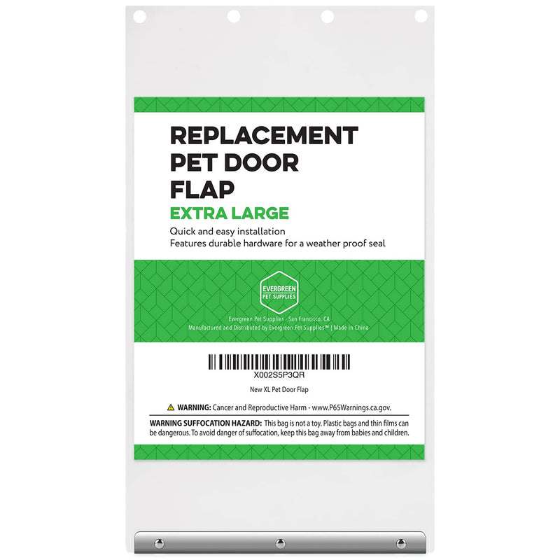 Extra Large Replacement Dog Door Flap Compatible with Ideal Pet Products Ruff Weather Pet Door - 9.75" x 17" - for Pets 36 to 90 lbs. - PawsPlanet Australia