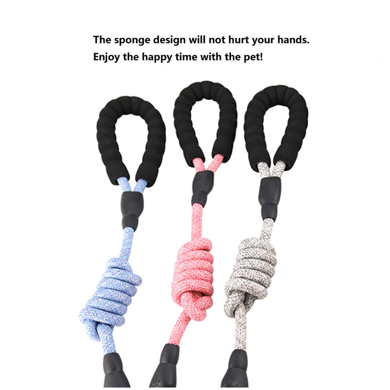 Yueser 3 Pieces Dog Leash Harness Adjustable Vest Harness Leash Set with Sponge Handle Dog Harness Perfect for Daily Training Walking Running (S M L) - PawsPlanet Australia