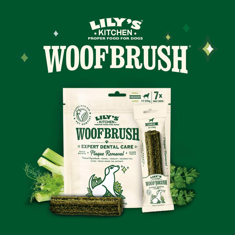 Lily's Kitchen Woofbrush Dental Chew Medium, 196g 7 - PawsPlanet Australia