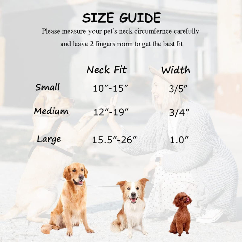 Ewinoom Soft Dog Collar with Metal Gold Buckle - Adjustable Durable Comfy Pet Collars for Large Medium Small Dogs - Corduroy Velvet Dog Collar Small (Pack of 1) Brown - PawsPlanet Australia