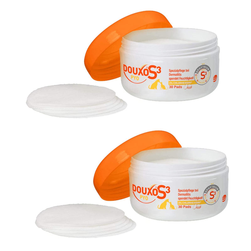 CEVA Douxo S3 Pyo Pads - double pack - 2 x 30 PCS - PawsPlanet Australia