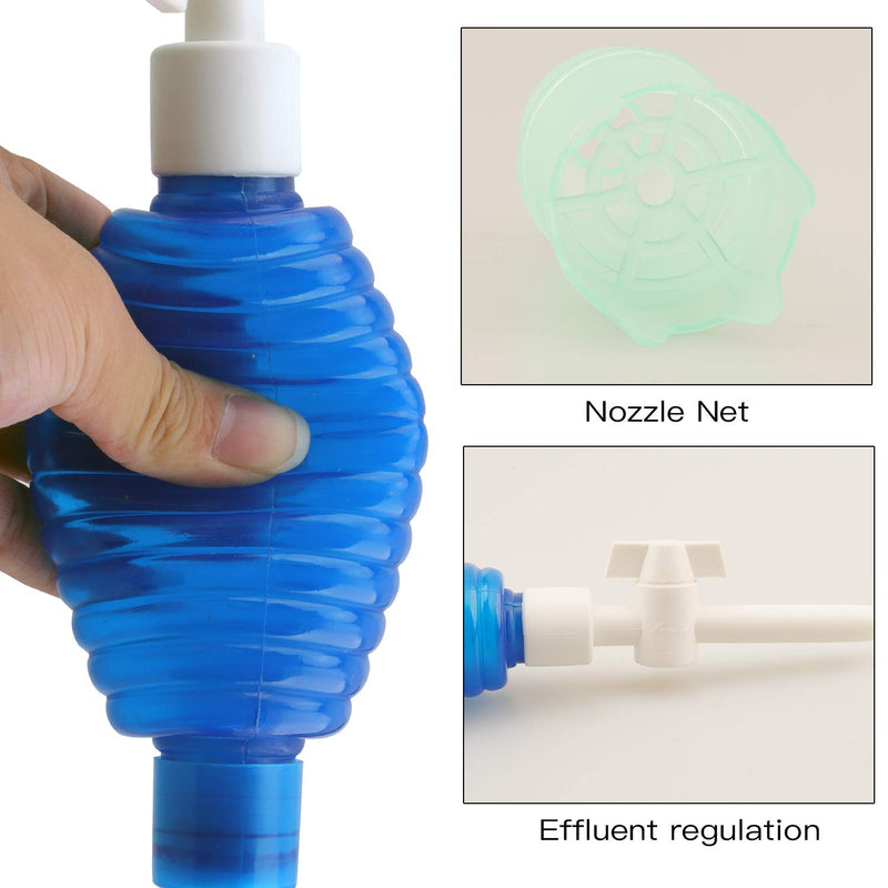 [Australia] - Aquarium Fish Tank Siphon and Gravel Cleaner,Hand Syphon Pump Fish Tank Cleaner Long Nozzle Water Changer to Drain and Replace Water in Minutes Large 