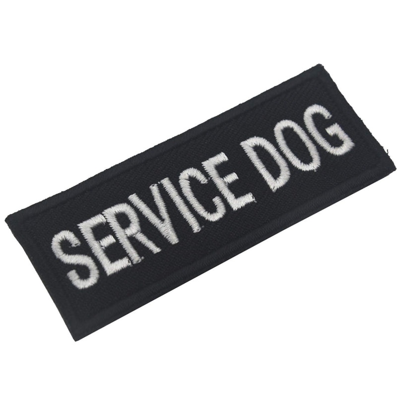 [Australia] - ODSP Service Dog PTSD Do Not Distract, Not All Disabilities are Visible, Emotional Support Emblem Embroidered Fastener Hook and Loop Backing Patches for Vests/Harnesses 