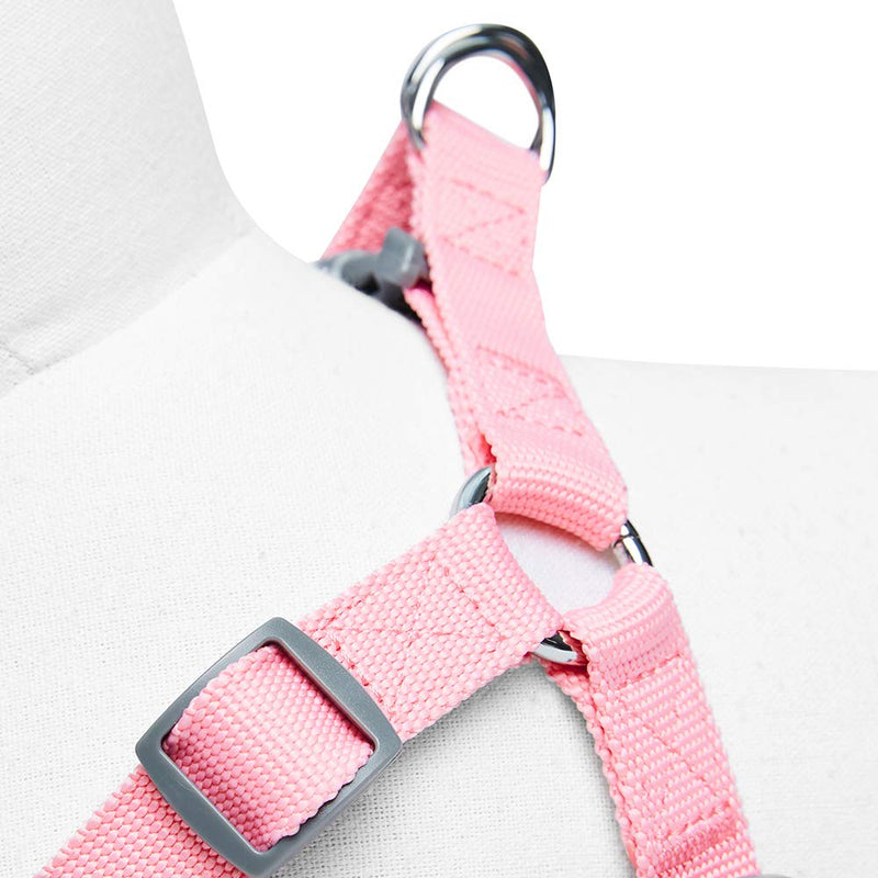 Umi. Essential Classic Solid Color Dog Harness, Chest Girth 51cm-66cm, Pink, Medium, Adjustable Harnesses for Dogs - PawsPlanet Australia