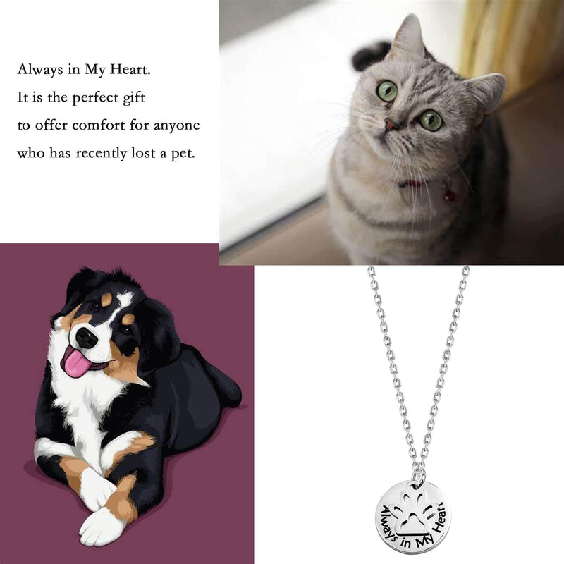 [Australia] - MAOFAED Pet Loss Gift Pet Memorial Gift Pet Sympathy Gift Pet Remembrance Gift Always in My Heart Pet Memorial NE 