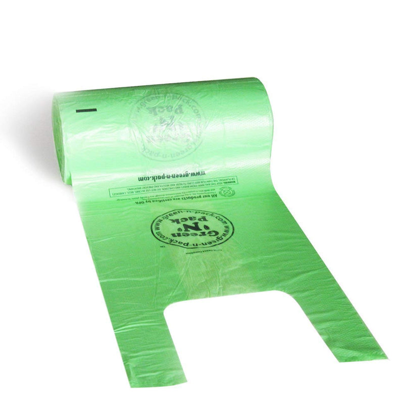 [Australia] - Green 'N' Pack Dog Waste Litter Bags (Easy-Tie Handles) 200-Count 