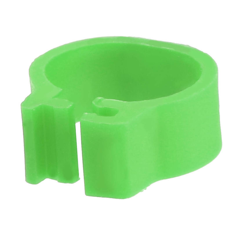 Yosoo Health Gear Pigeons Leg Bands, Bird Leg Rings, 100PCS 8MM 001-100 Numbered Plastic Letter Pigeons Bird Leg Bands Rings(green) green - PawsPlanet Australia