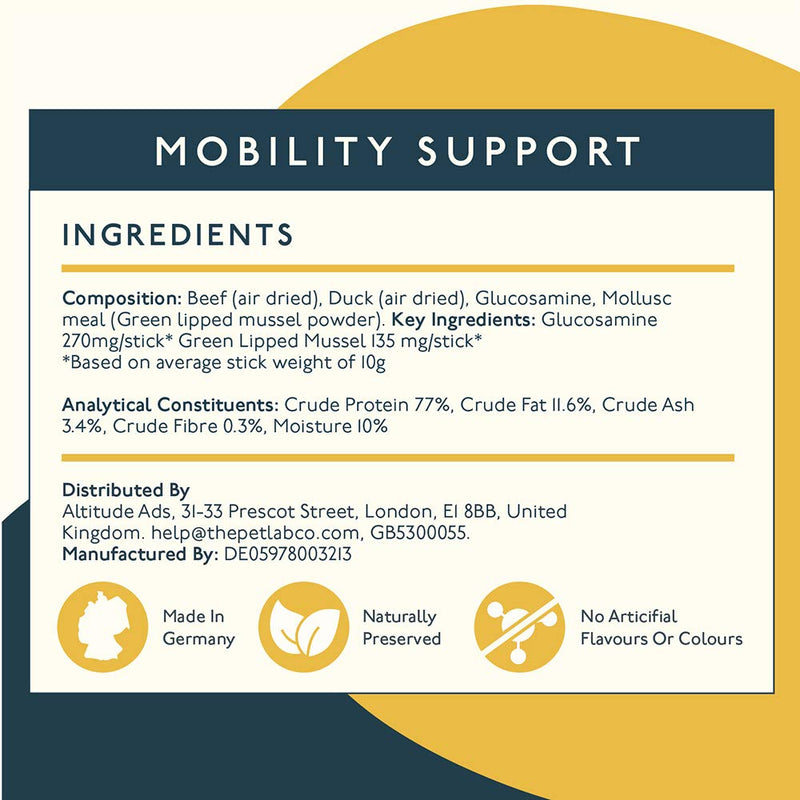 Petlab Co. Mobility Support Sticks - Supports Mobility & Supports Joint Health - PawsPlanet Australia