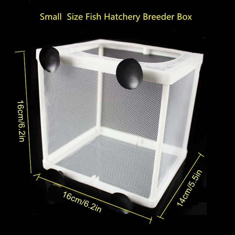 Fish Tank Breeder Net, Multifunctional Isolation Mesh Box Plastic Frame Fish Tank Separation Breeding Net Aquarium Mesh Hatchery Breeder - PawsPlanet Australia