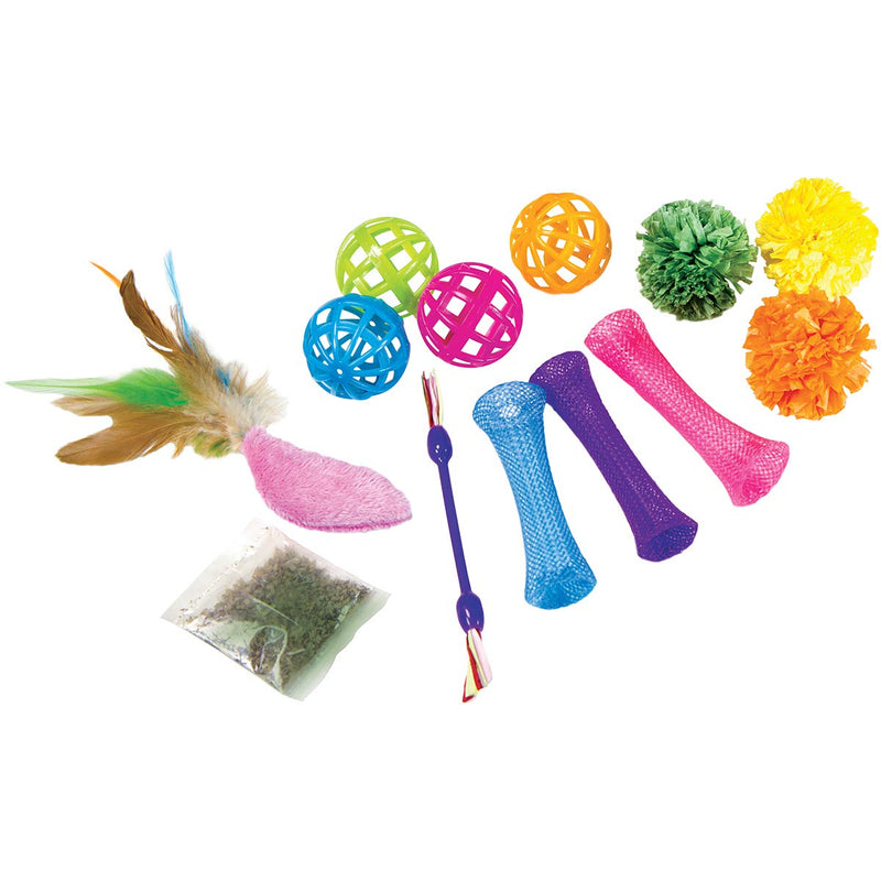 [Australia] - SmartyKat Value Pack Cat Toys Smarty Stash 13 Piece Variety Pack 