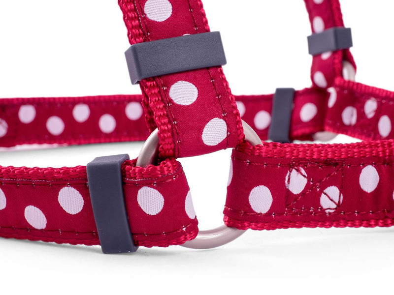 Petface Dog Harness, Medium, Cherry/White - PawsPlanet Australia