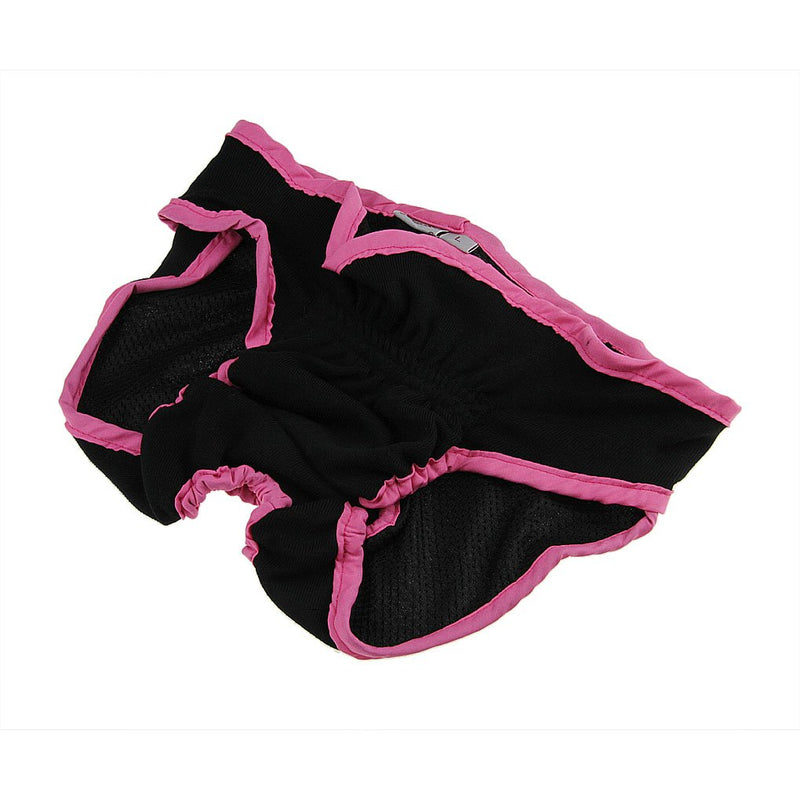 IPENNY Female Dog Diapers Pants Reusable Dog Sanitary Panties Comfortable Durable Pet Nappies M,L,XL XL-suit for waist 23.6"-31.5"/60-80cm Black - PawsPlanet Australia