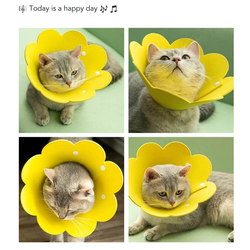 2 Pcs Pet Cone Collar Cute Comfy Pet Recovery Collar Protective Cat Cone Alternative Adjustable Collar for Cat and Puppy Lightweight Elizabeth Protective Collar - PawsPlanet Australia