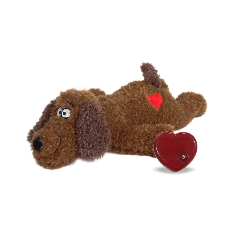 ALL FOR PAWS Snuggle Pet Heart Beat Behavioral Aid Plush Toy, Heart Beat Behavioral Aid Toys for Puppies, Puppy Anxiety Relief Toy Heart Beat Dog - PawsPlanet Australia