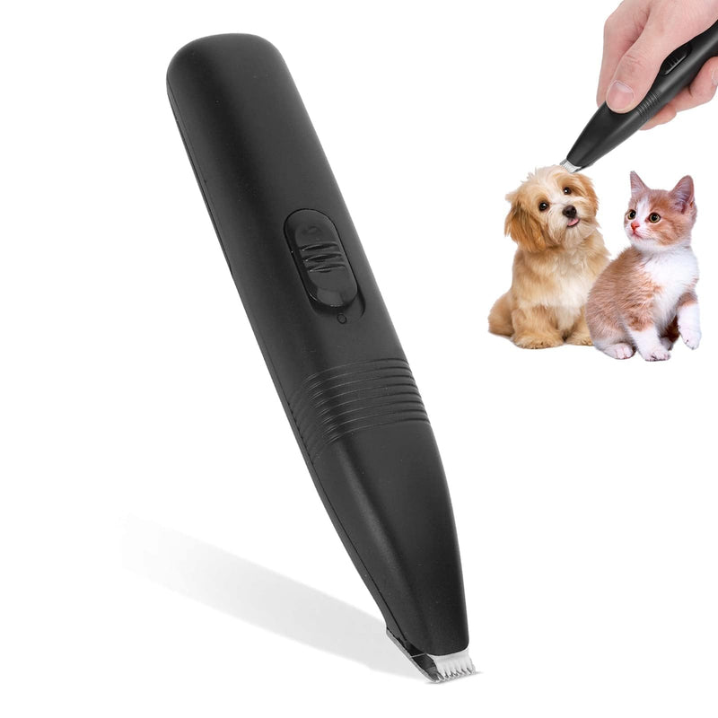 Agatige Dog Trimmer for Grooming, 3W 3V Low Noise Electric Dog Hair Trimmer, Cordless Cat and Small Dog Shaver for Paws, Ears and Face - PawsPlanet Australia