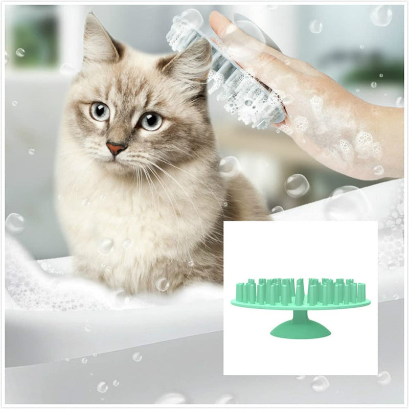 Pet Grooming Bath Brushes, Soft Silicone Deshedding Brush for Bath/Massaging/Grooming Pets, Massage Bath Brush Washable, Suitable for Long and Short Hair Cats and Dogs - PawsPlanet Australia