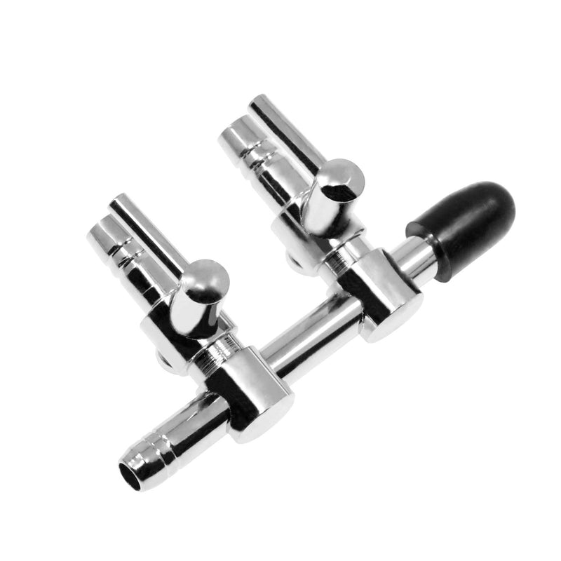 [Australia] - Waycreat 2-Way Aquarium Air Flow Control Lever Valve Distributor Accessories Set with Check Valve, T & Straight Connector and Suction Cups 