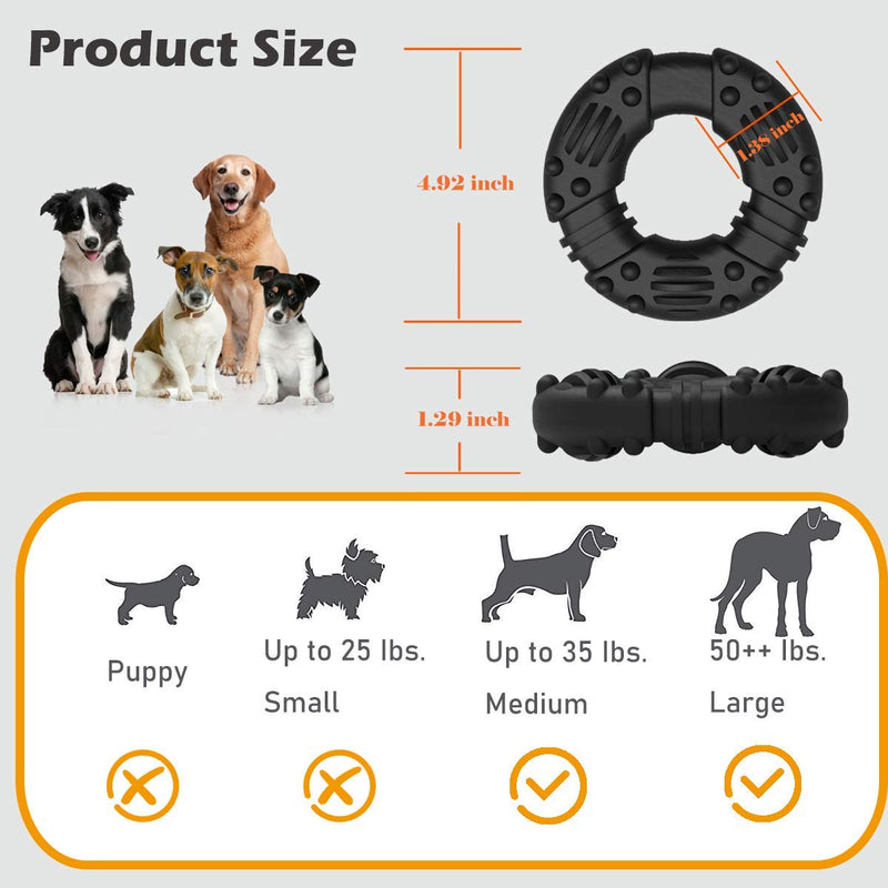 [Australia] - AIZARA Dog Chew Toys for Aggressive Chewers-Indestructible Tough Durable Dog Toy For Large & Medium Dog-Tested by Pitbulls, German Shepherds,Aggressive Chewers 