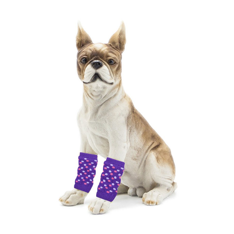 [Australia] - Guardians Dog Leg Warmers Pet Warm Socks Large Legs Protector Wraps for Pet 8-15 Pounds, Set of 2 