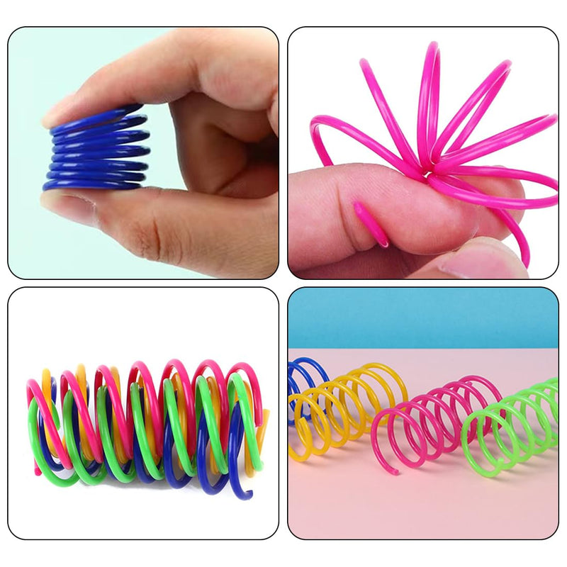 DDKY 20 pieces cat toy, cat toy, toy cat, spiral toy, cat toy spiral, lots of fun playing, suitable for pets to play - PawsPlanet Australia