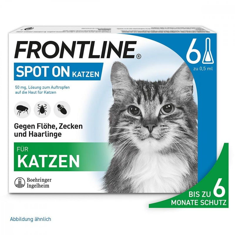 FRONTLINE SPOT ON against ticks and fleas for cats 6 pieces. - PawsPlanet Australia