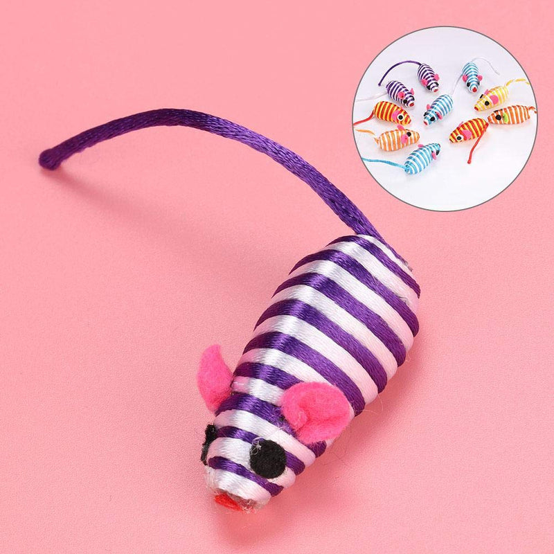 [Australia] - 10pcs Plush Snail Catnip Toy, Pet Cat Scratching Mouse Shaped Toys Having Fun Exerciser Interactive Chaser Teaser Toy for Cats Dogs Puppy Kitty Kitten Pets Novelty Gift 