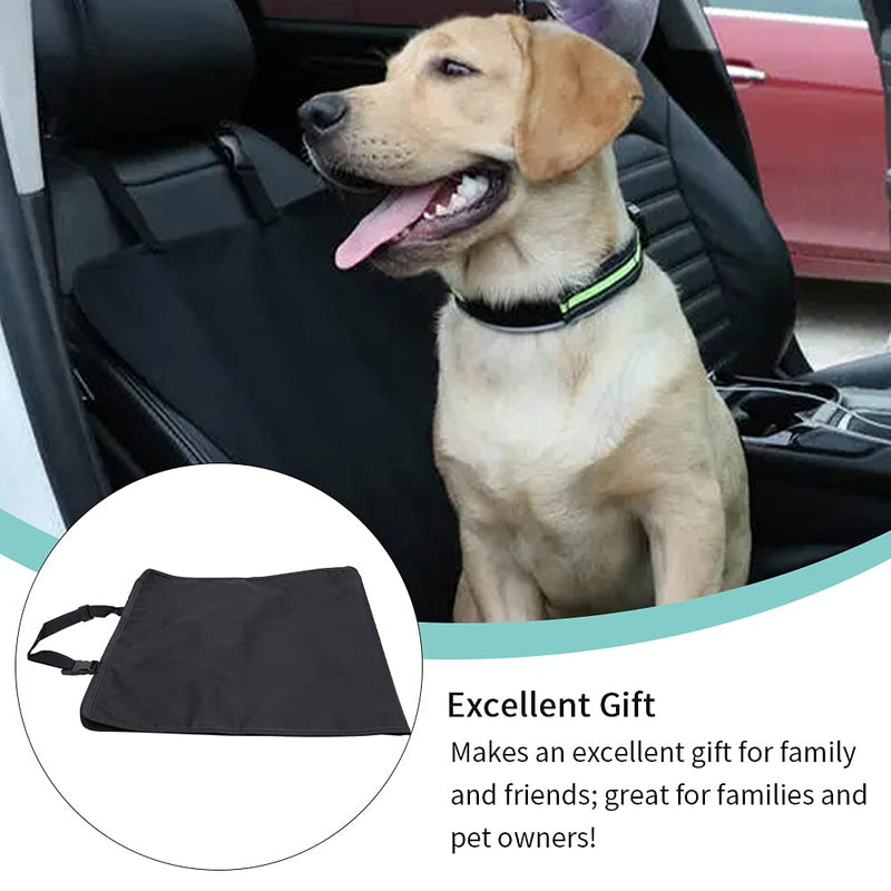 SYCOOVEN Car Seat Cover Wear Resistant for Dogs Gift Heavy Duty Waterproof Universal Fit(Black) Black - PawsPlanet Australia