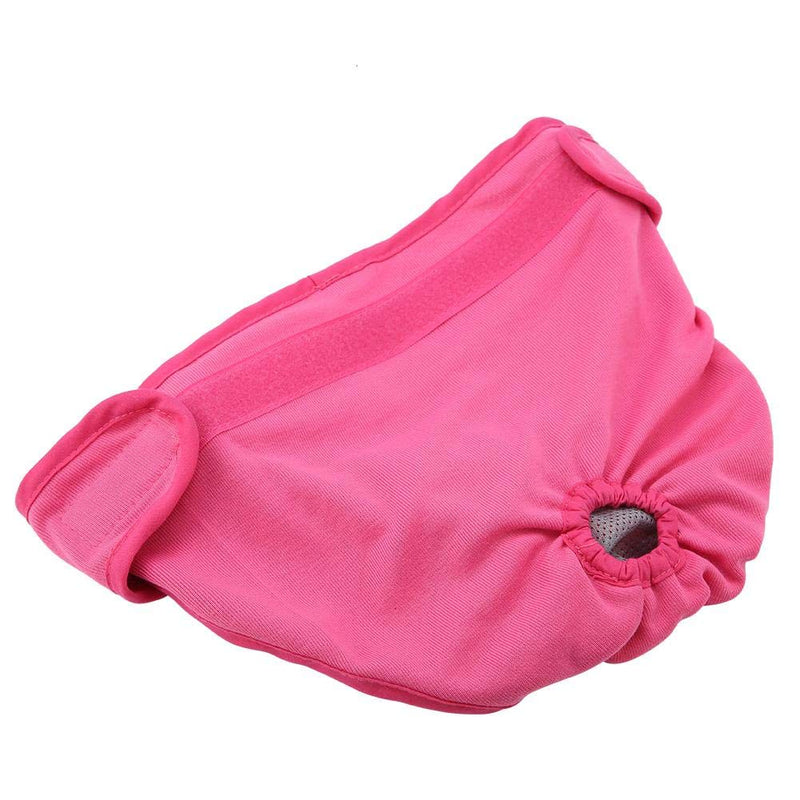 TOPINCN Dog Underwear Cotton Fabric Flexible Physiological Pants Puppy Female Pet Sanitary Diaper for Small Medium Large Dogs(M-Pink) M Pink - PawsPlanet Australia