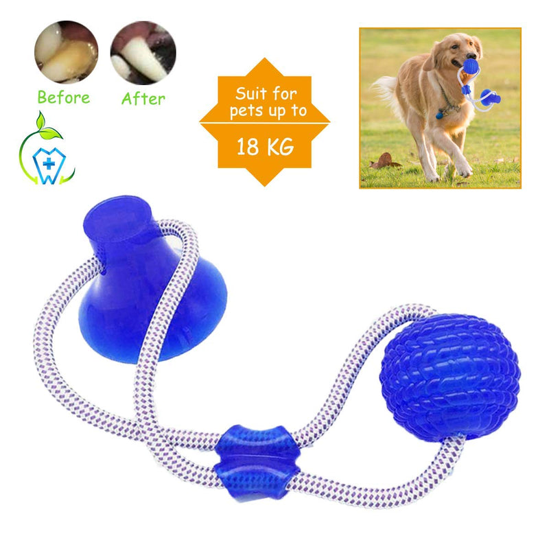 INTVN Multifunction Pet Molar Bite Toy, Dog Bite Toy, Pet Chew Ball Toy with Suction Cup, Multifunction Pet Molar Bite Toy for Molar, Teeth Cleaning, Play - PawsPlanet Australia