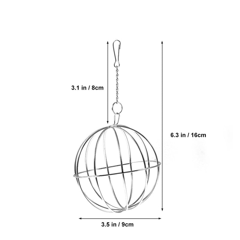 UEETEK Sphere Treat Hay Dispenser Hanging Ball Feeder Toy for Rabbit Chinchilla Guinea Pig Small Animals - PawsPlanet Australia