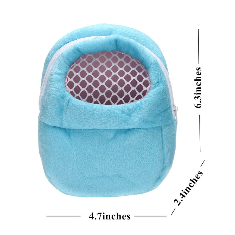 [Australia] - DETOP Pet Carrier Bag Hamster Portable Breathable Outgoing Bag for Small Pets Like Hedgehog,Sugar Glider and Squirrel etc(Small) 