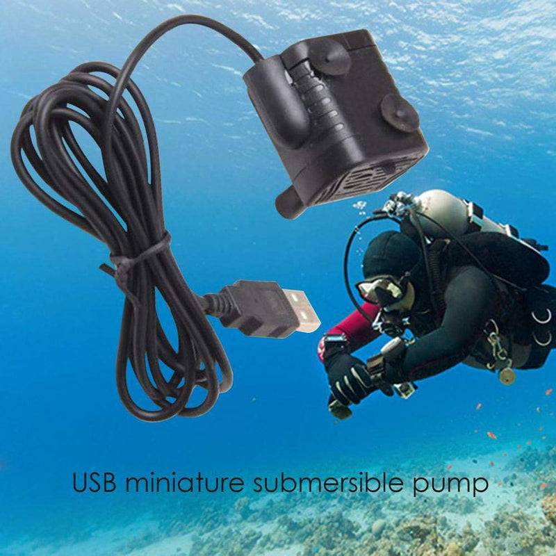 [Australia] - DGZZI USB Submersible Pump 3W USB-1020 DC3.5V-9V Mini Submersible Water Pump for Fish Tank Aquarium Fountain Pond 