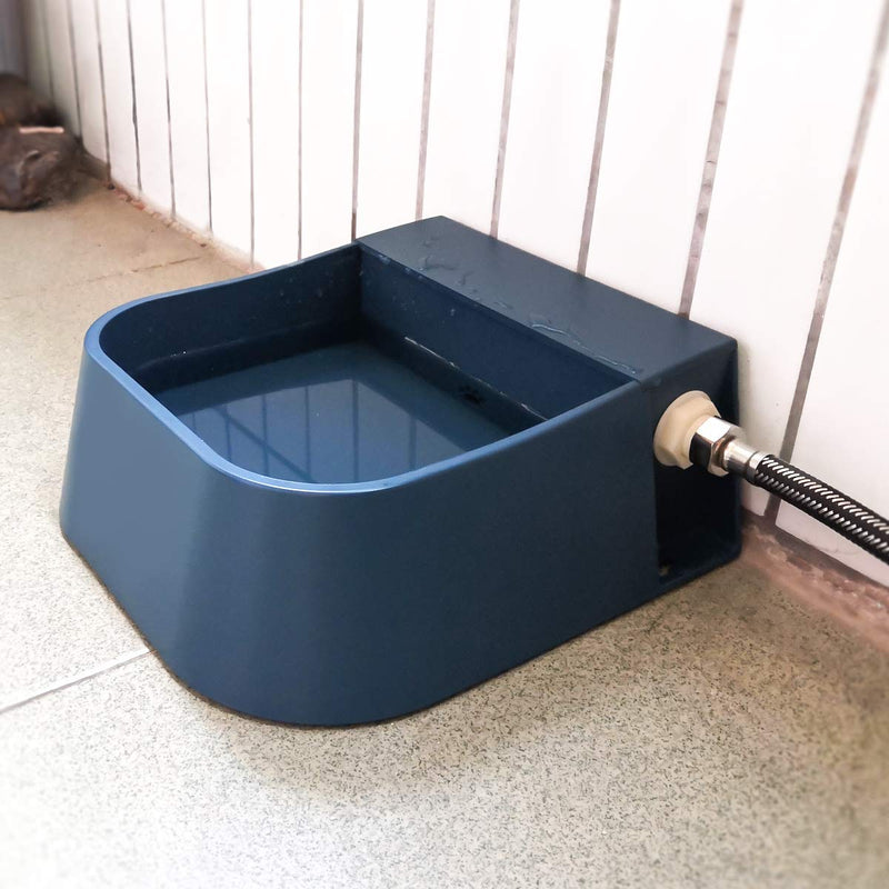 PETLESO Pet Automatic Waterer Bowl with Float Valve 2000 ML Water Bowl for Dog/Cat/Chicken/Rabbit/Horse/Goat - PawsPlanet Australia