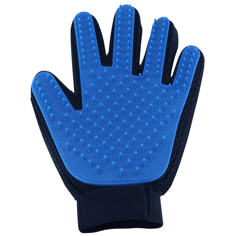 Pet Hair Remover Glove - Gentle Pet Grooming Glove Brush - Deshedding Glove - Massage Mitt with Enhanced Five Finger Design - Perfect for Dogs & Cats with Long & Short Fur -1 Pack (Left-Hand) - PawsPlanet Australia