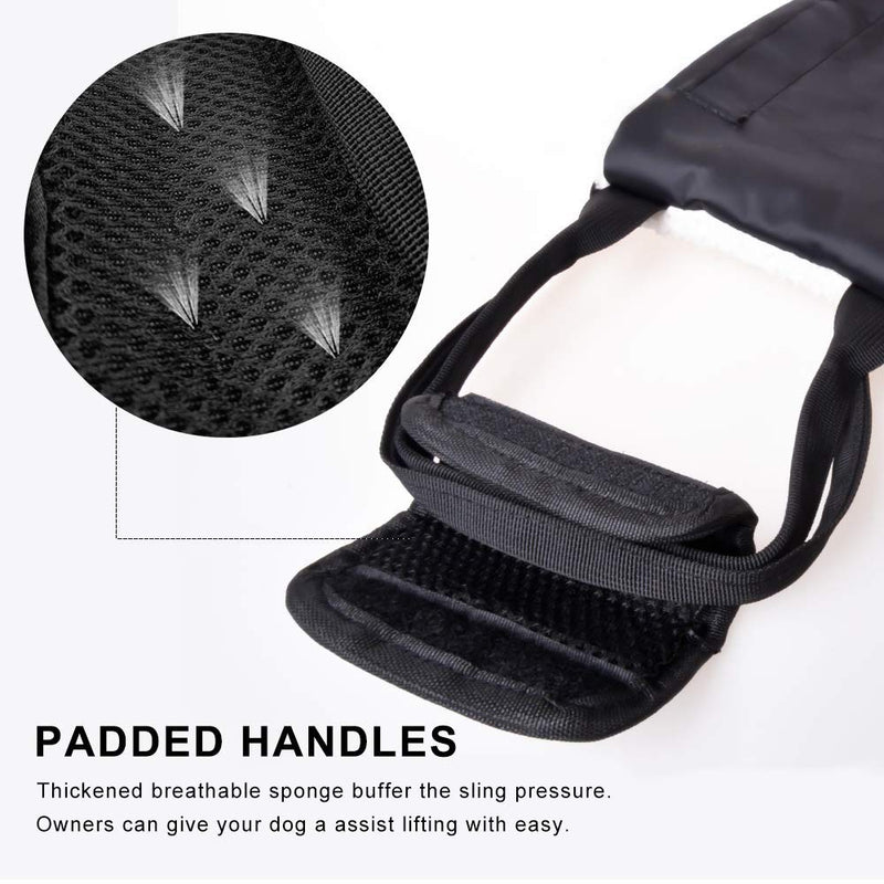 Large Dog Mobility Aids Support Sling For Back Legs, Hip Lifting Harness to Lift Pets Hind Front Rear for Canine and Old K9 Cruciate Ligament Rehabilitation Large - PawsPlanet Australia