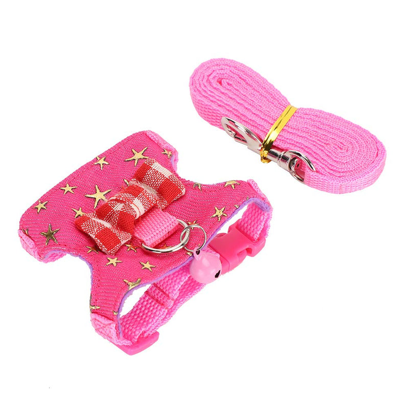 Small Animal Harness Pet Squirrel Vest Harness Small Animals Harness and Leash Set Hamster Harness Leash for Ferrets, Guinea Pigs, Small Animals (SS - PawsPlanet Australia