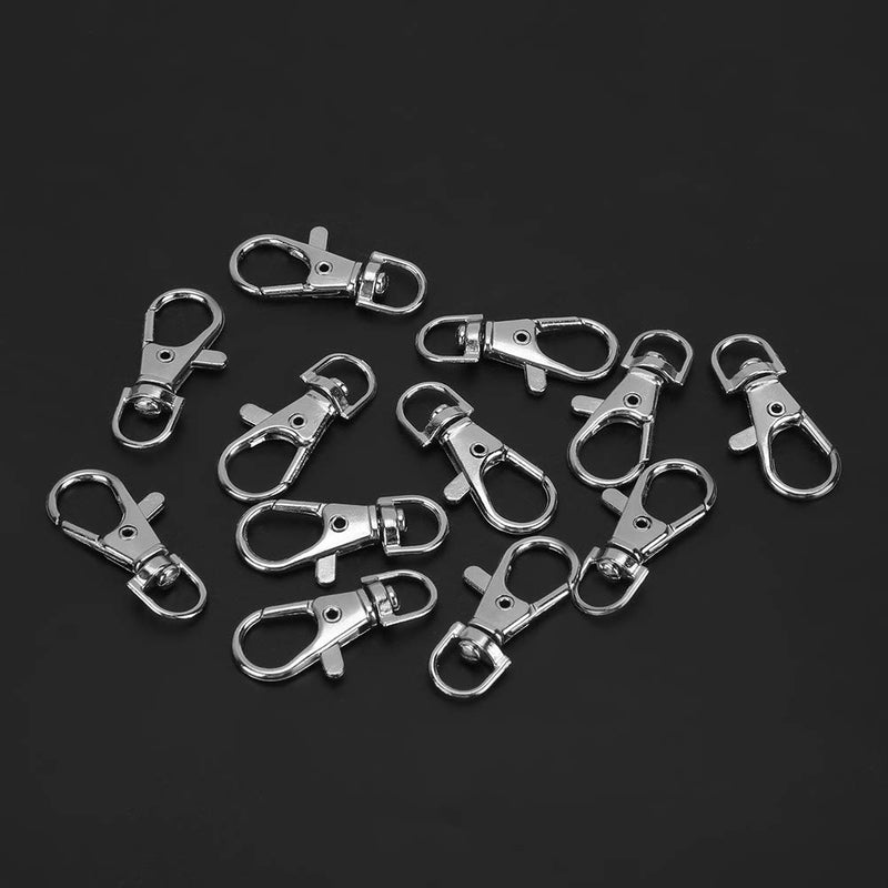 Pssopp 12Pcs Pet Birds Cage Metal Hook Clip Iron Anti-Escape Pet Bird Cage Door Buckle Lock Claw Trigger Snap Hook - PawsPlanet Australia