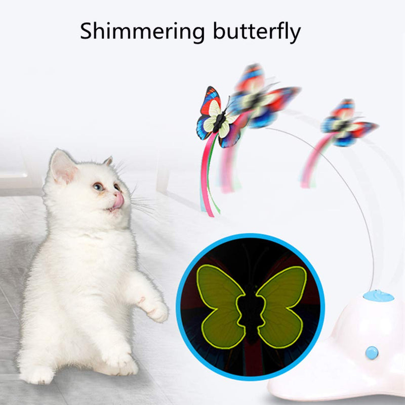 [Australia] - FLURFF Zenes Funny Cat Toy Butterfly Replacement (3 Pack Refills) 