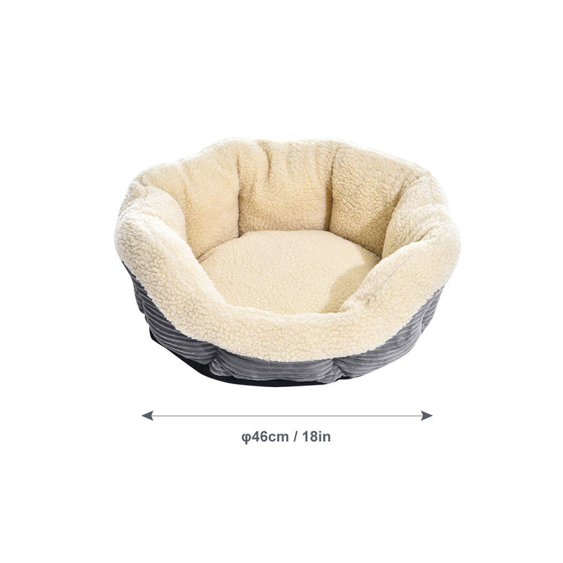 Amazon Basics Warming Pet Bed For Cats or Dogs 18-Inch Round - PawsPlanet Australia