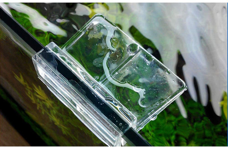 Haulonda 4pcs Clear Color Acrylic Aquarium Fish Tank Glass Cover Clip Support Holder (12mm) 12mm - PawsPlanet Australia