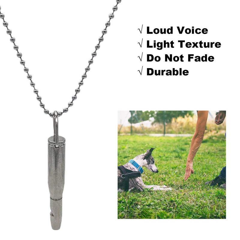 Drawstring Dog Training Whistle Ultrasonic Bullet Shaped Pet Training Whistle Dog Whistles to Stop Barking, Suitable for Dog Training for Dogs, Dog Enthusiasts, Hunters, Police - PawsPlanet Australia