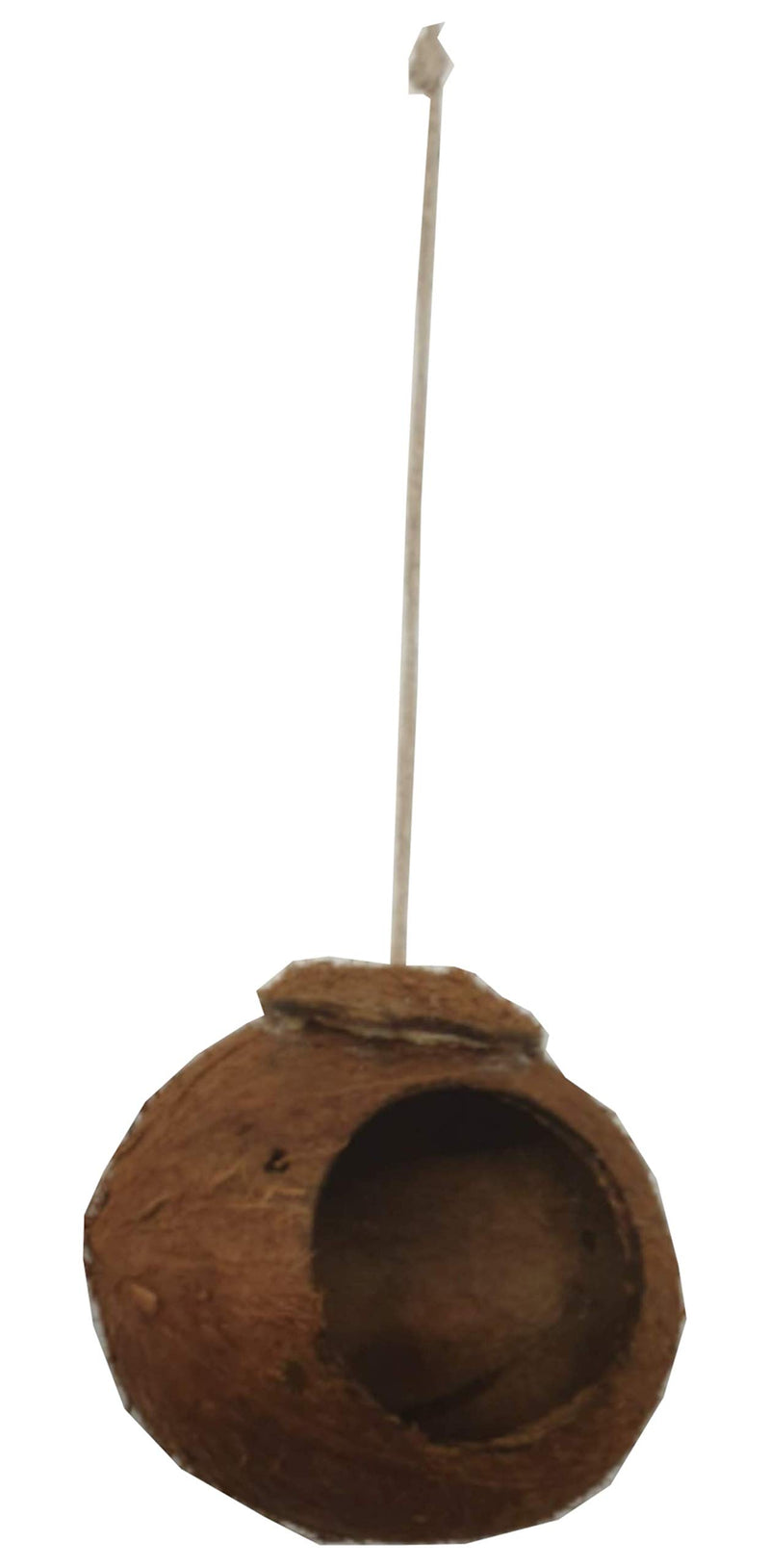 Coconut Shell Bird House Nest Hermit Crab Hideout Hideaway Cave Lizard Spiders Cockroach Fish Shrimp Parrot Parakeet Dove Hamster Mice BudgieAquarium - PawsPlanet Australia