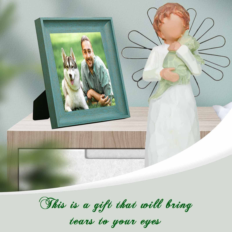 linkfino Angel of Friendship Dog Memorial Gifts, Pet Loss Gifts, Passed Away Dog Gifts, Remembrance Gift for a Grieving Pet Owner, Sculpted Hand-Painted Figure Female - PawsPlanet Australia