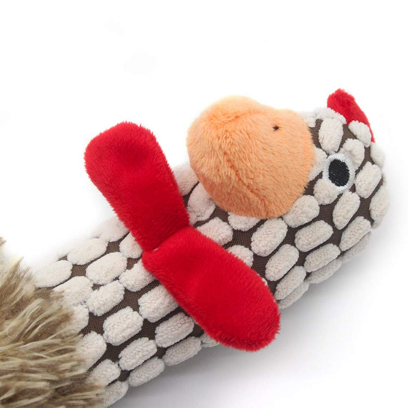 [Australia] - EXPAWLORER Tough Plush Dog Toys Squeaky for Medium to Large Breeds Dogs, Turkey 18" 