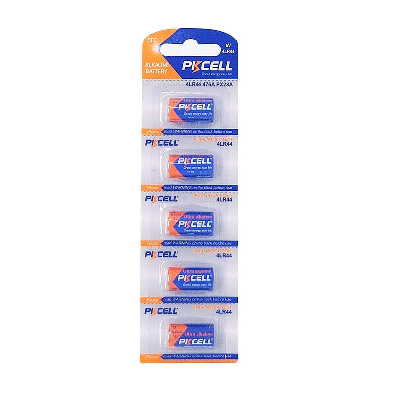 [Australia] - 4LR44 GP476A 4A76 PX28A L1325 6V Battery Alkaline for Dog Collar (5pc) 5pc 