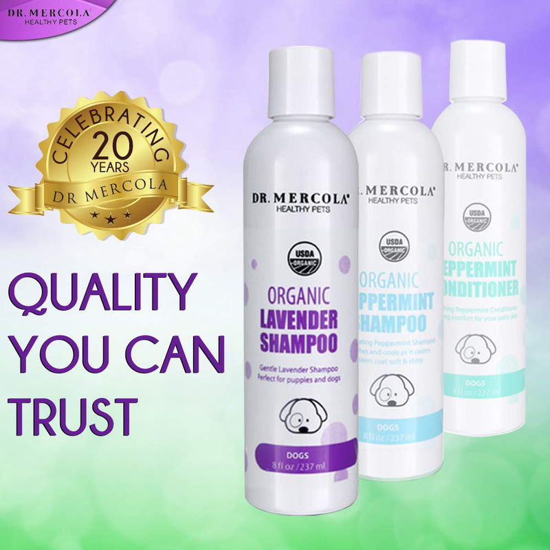 [Australia] - Dr. Mercola Organic Lavender Shampoo for Dogs, 8 fl oz. (237 ml), USDA Organic 