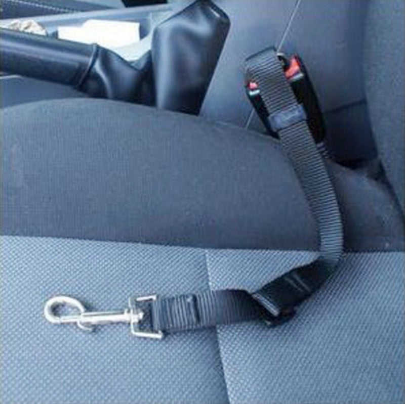 PINKOPINK 2pcs Car Dog Safety Seat Belt, Adjustable Clip Lead Dog Cat Car Safety Belt for Pets Travel Vehicle Seat Bel - PawsPlanet Australia